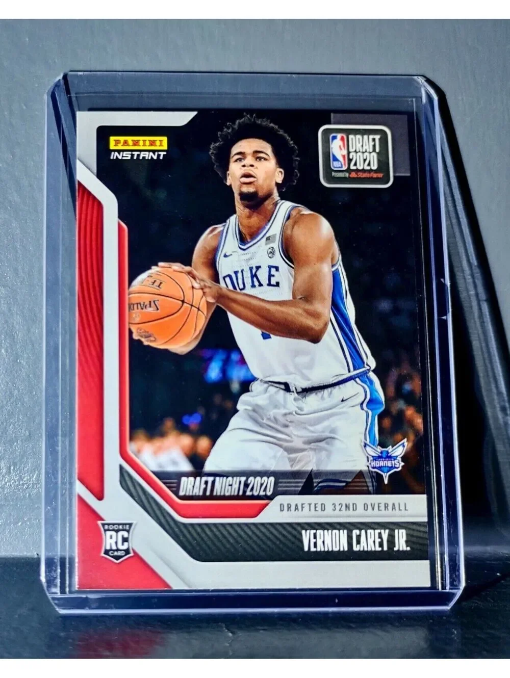 Vernon Carey 2020-21 Panini NBA Draft Night #35 Basketball Rookie Card 1 of 292